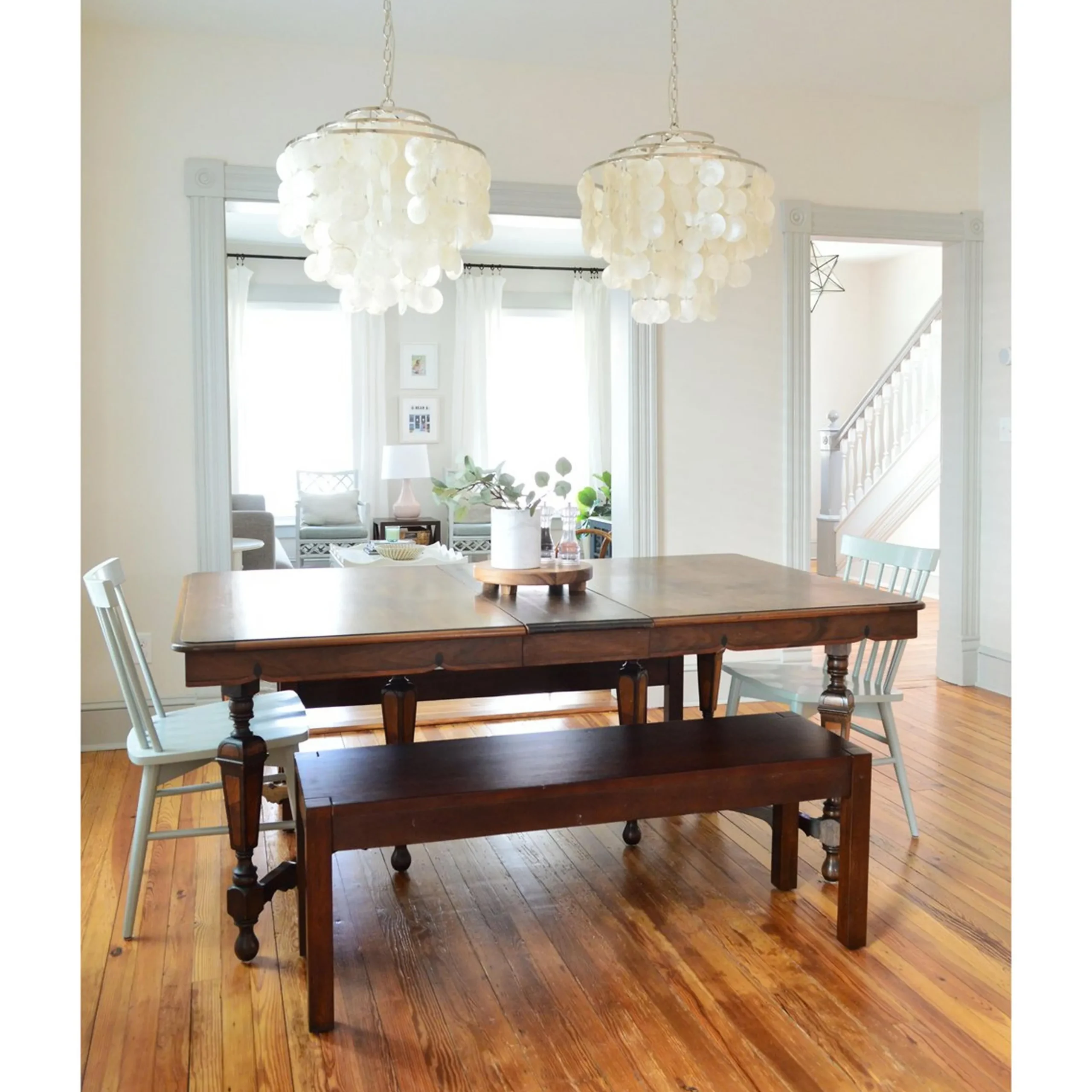 Young House Love Cascade Capiz Chandelier