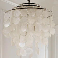 Young House Love Cascade Capiz Chandelier