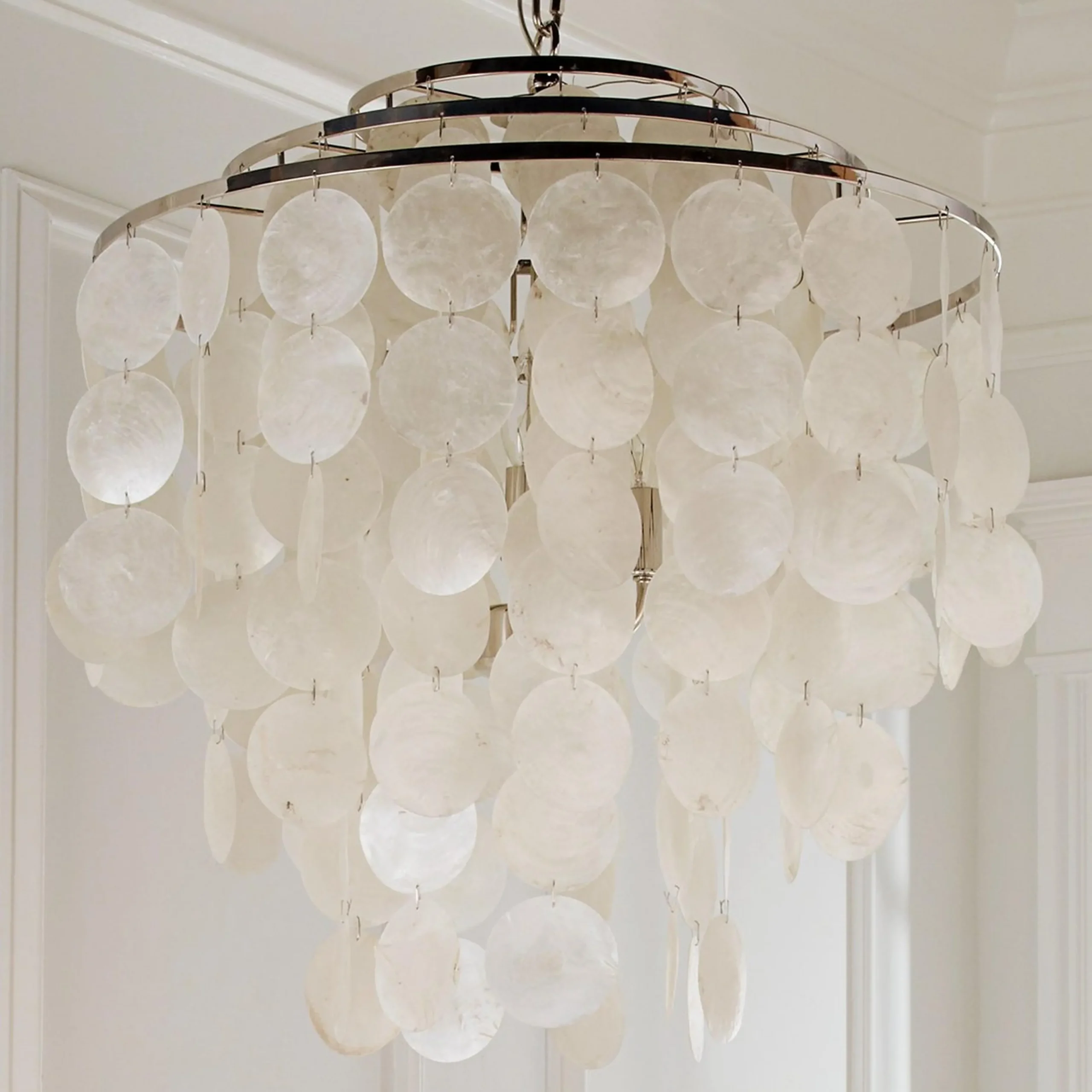 Young House Love Cascade Capiz Chandelier