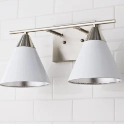 Young House Love Clad Cone Vanity Light - 2 Light