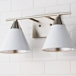Young House Love Clad Cone Vanity Light - 2 Light