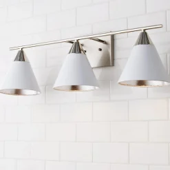 Young House Love Clad Cone Vanity Light - 3 Light