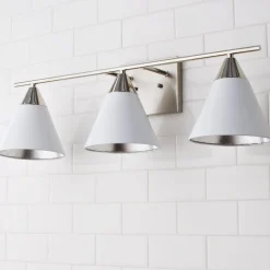 Young House Love Clad Cone Vanity Light - 3 Light
