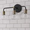 Young House Love Clear Glass Bubble Vanity Light - 3 Light