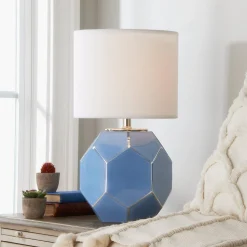 Young House Love Hexagon Glass Table Lamp