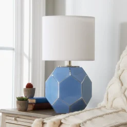Young House Love Hexagon Glass Table Lamp