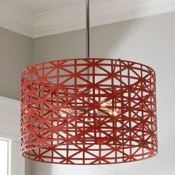 Young House Love Metal Strap Convertible Chandelier