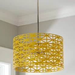 Young House Love Metal Strap Convertible Chandelier