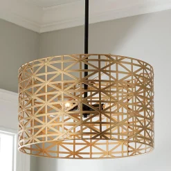 Young House Love Metal Strap Convertible Chandelier