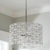 Young House Love Metal Strap Convertible Chandelier