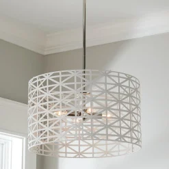 Young House Love Metal Strap Convertible Chandelier