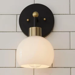 Young House Love Opal Glass Bubble Sconce