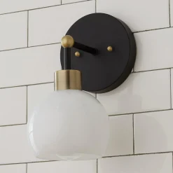 Young House Love Opal Glass Bubble Sconce
