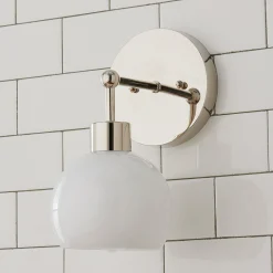 Young House Love Opal Glass Bubble Sconce