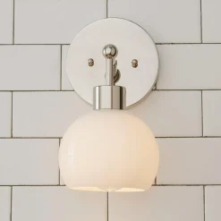Young House Love Opal Glass Bubble Sconce