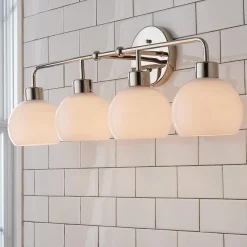 Young House Love Opal Glass Bubble Vanity Light - 4 Light