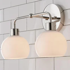 Young House Love Opal Glass Bubble Vanity Light - 2 Light