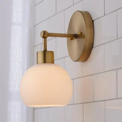Young House Love Opal Glass Bubble Sconce