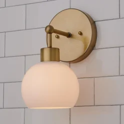 Young House Love Opal Glass Bubble Sconce