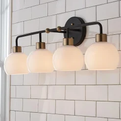 Young House Love Opal Glass Bubble Vanity Light - 4 Light
