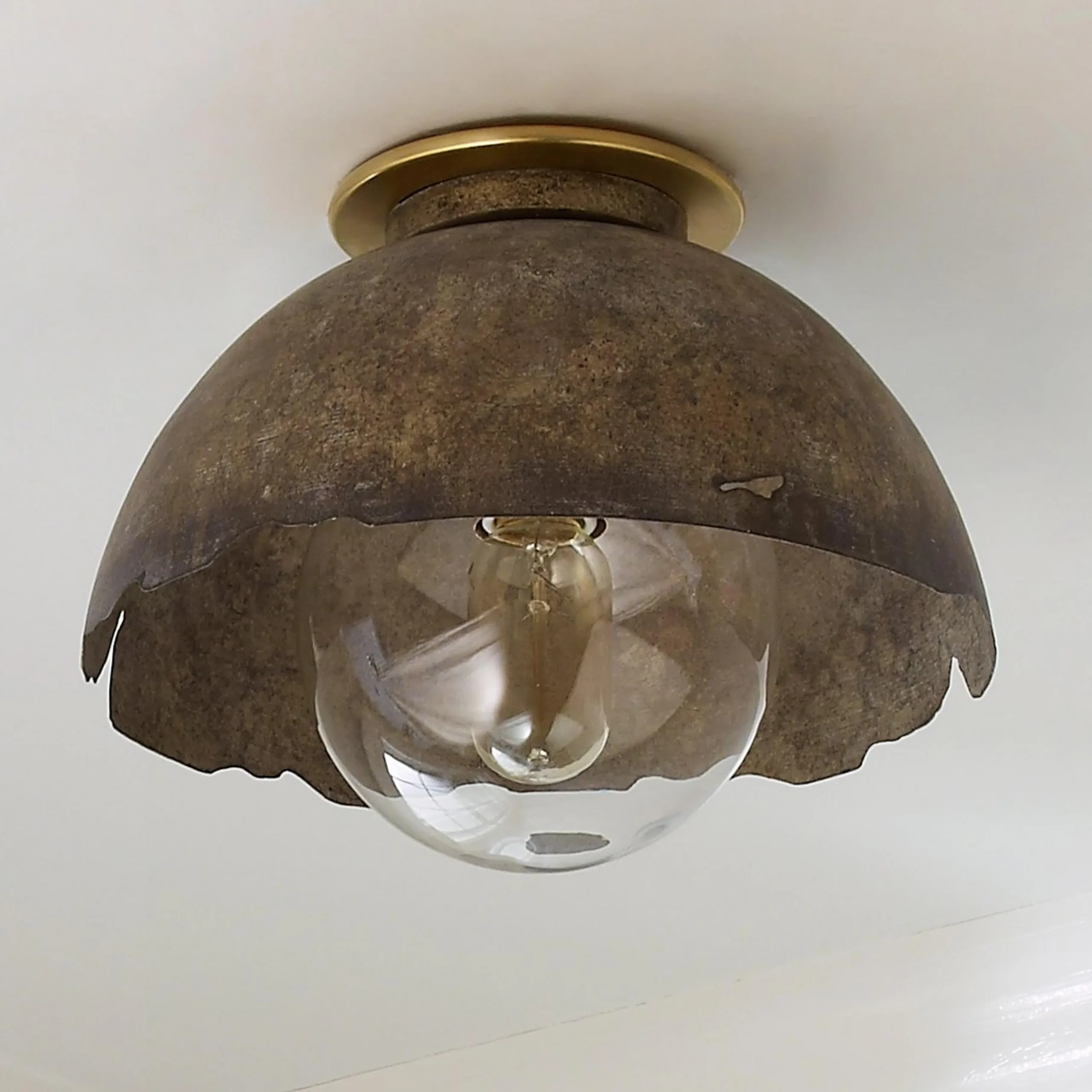 Young House Love Rough Edge Metal Ceiling Light
