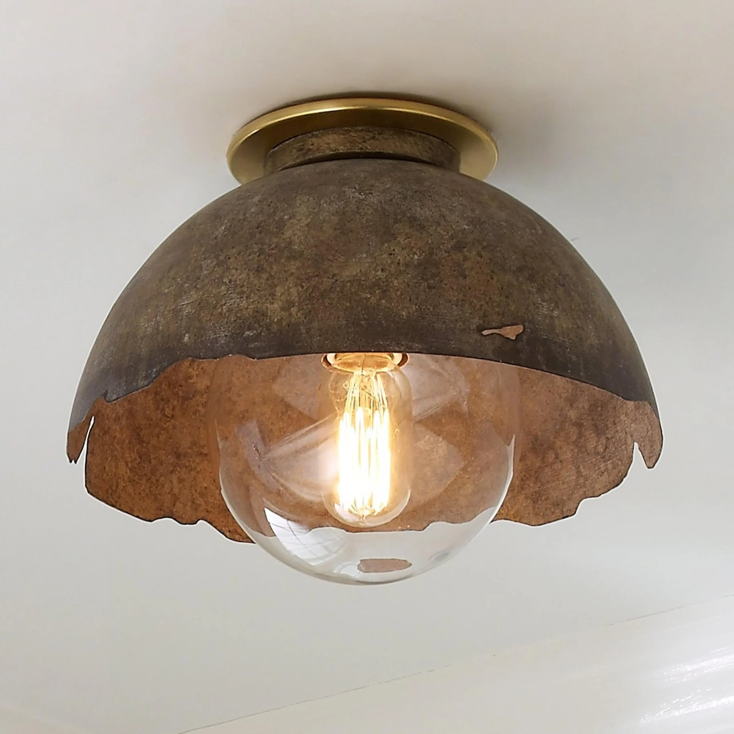 Young House Love Rough Edge Metal Ceiling Light