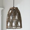 Young House Love Wicker Bell Pendant