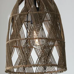 Young House Love Wicker Bell Pendant