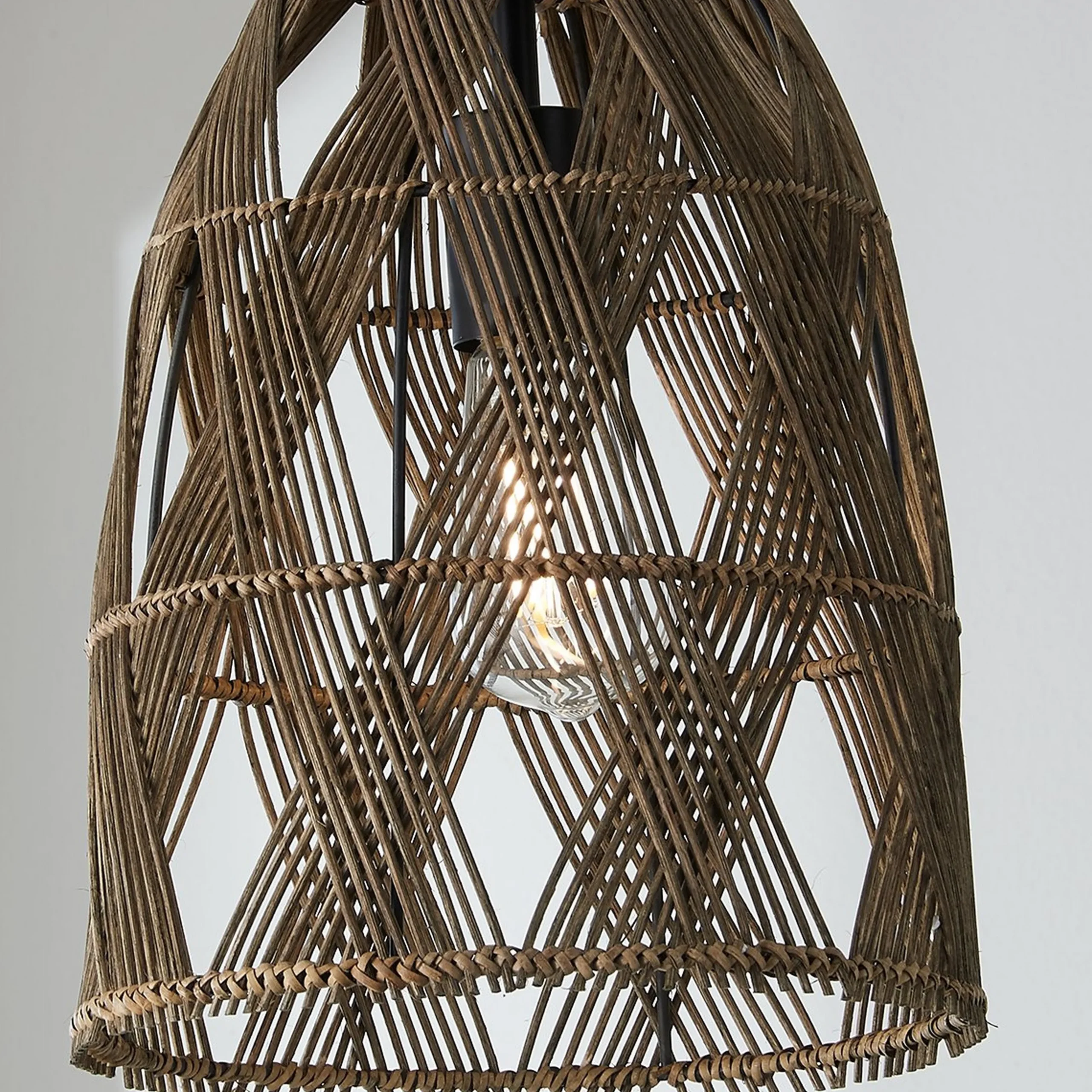 Young House Love Wicker Bell Pendant