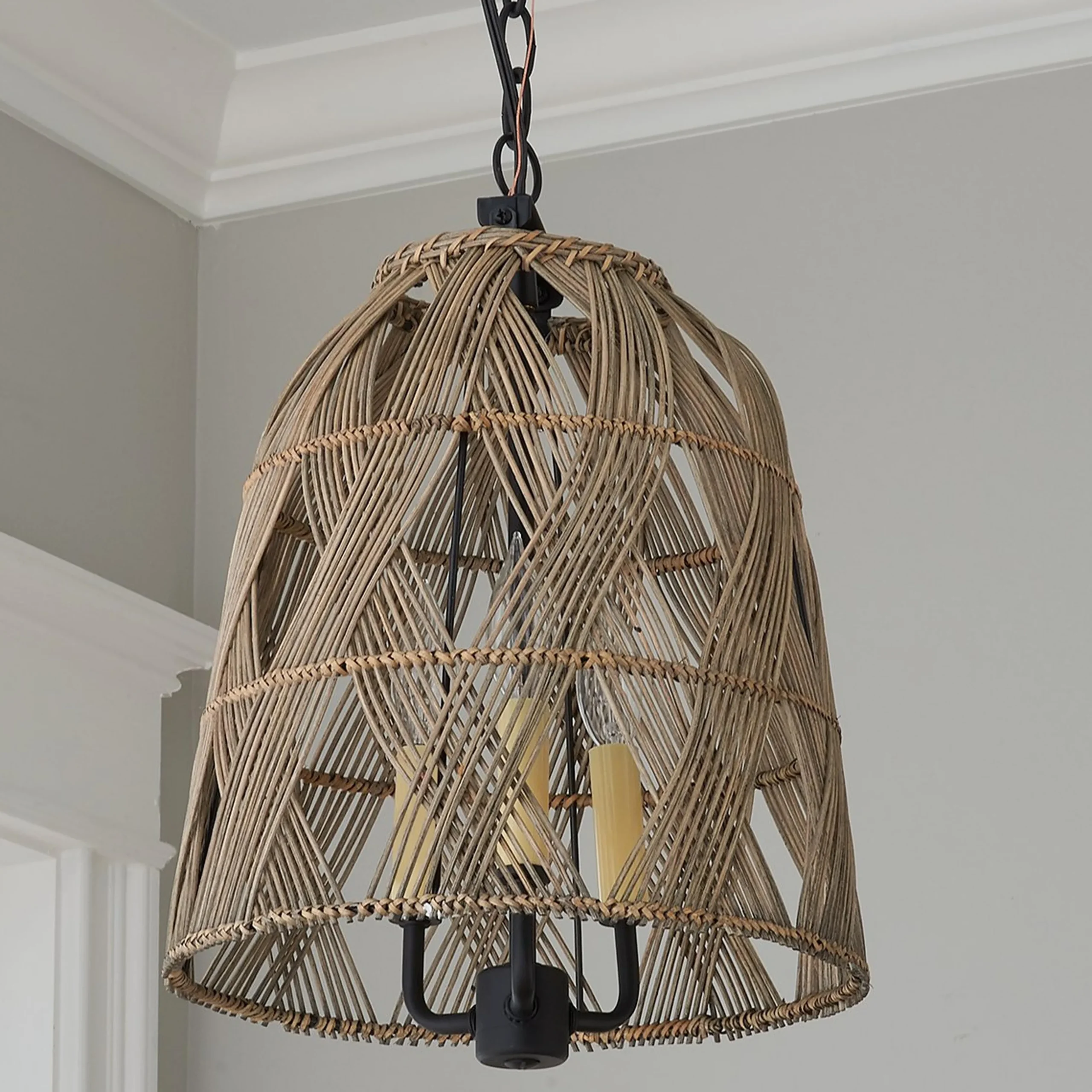 Young House Love Wicker Bell Lantern