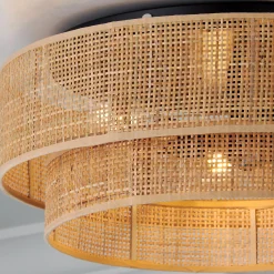 Zanzibar Layered Semi-Flush Ceiling Light