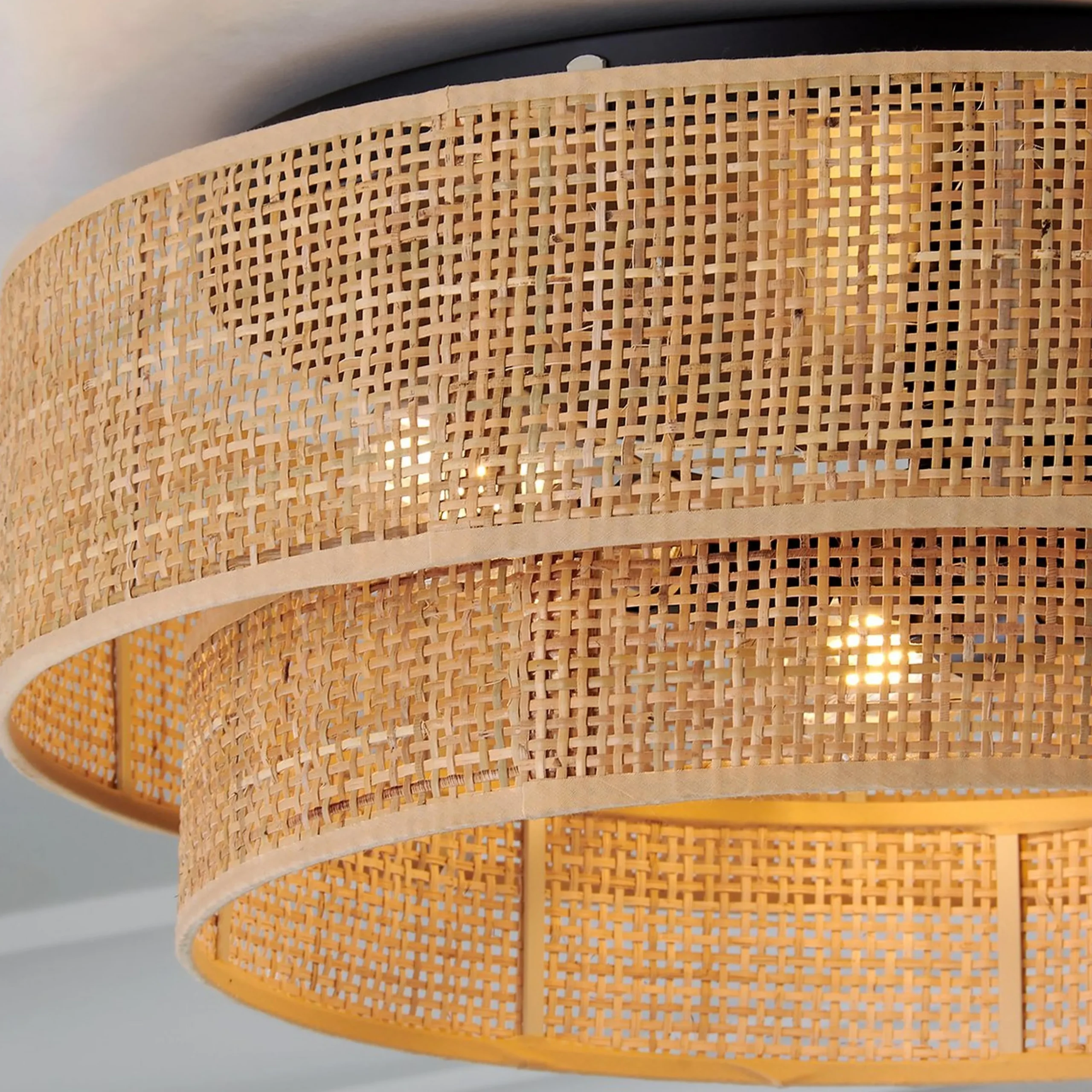 Zanzibar Layered Semi-Flush Ceiling Light