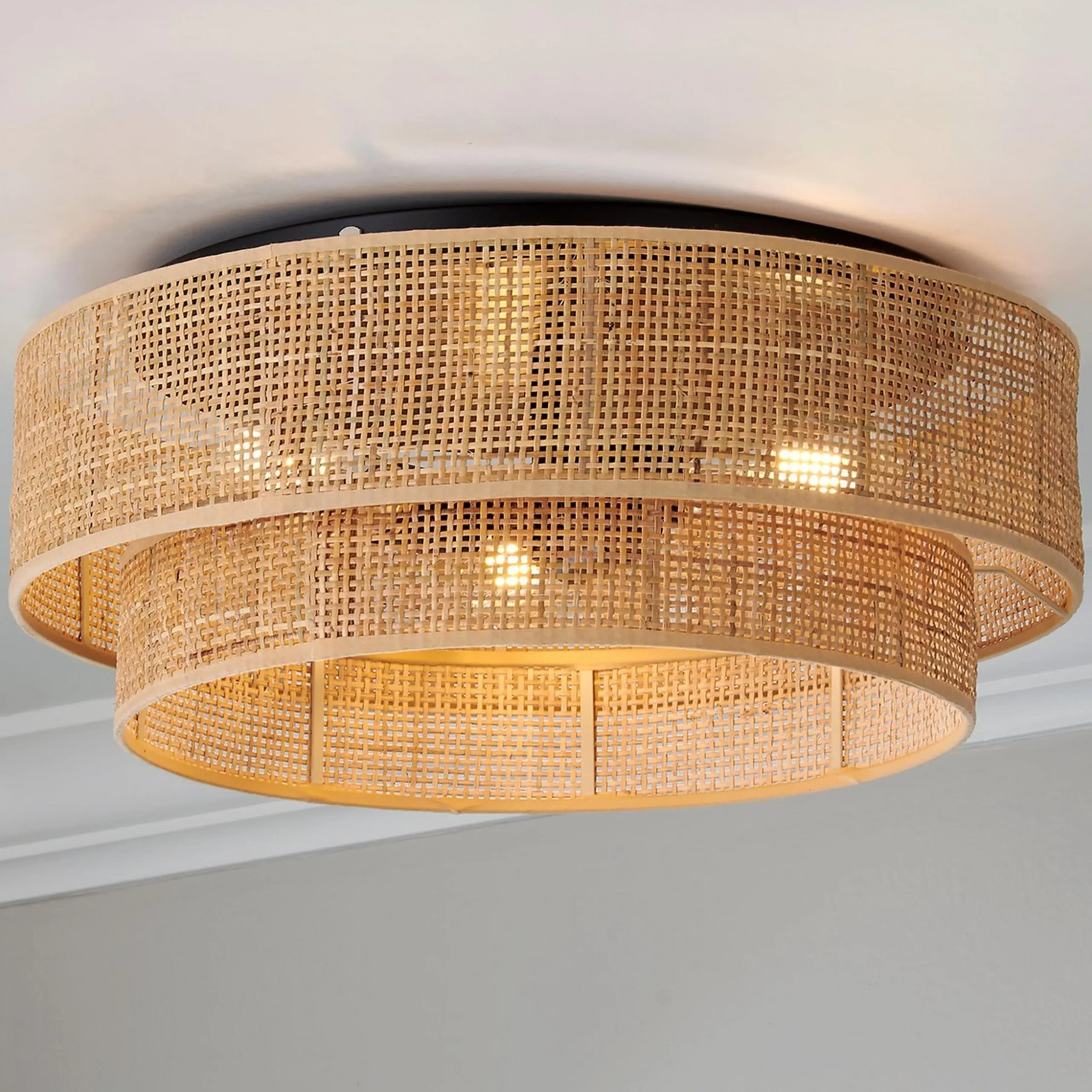 Zanzibar Layered Semi-Flush Ceiling Light