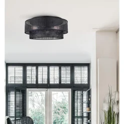 Zanzibar Layered Semi-Flush Ceiling Light