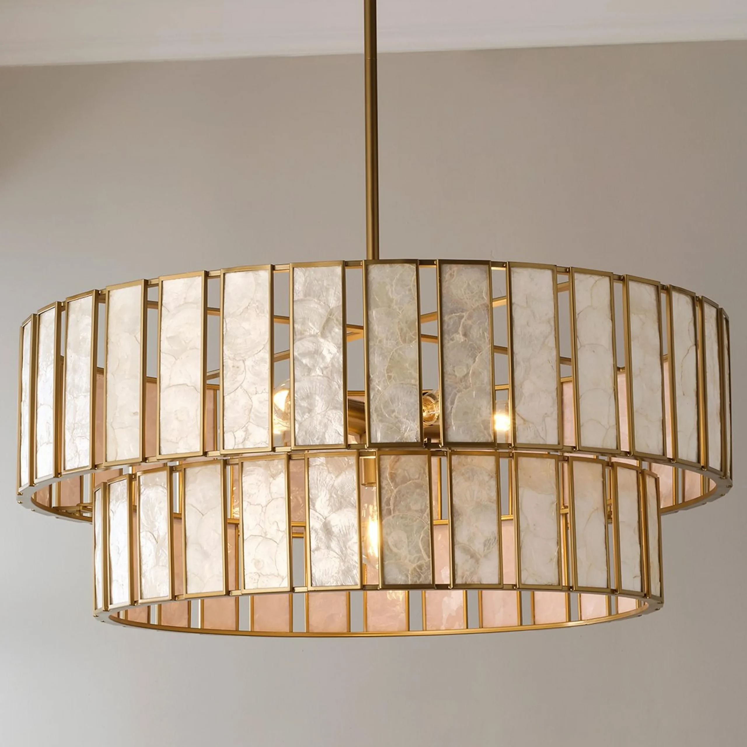 Zoetrope Tiered Chandelier - 6 Light